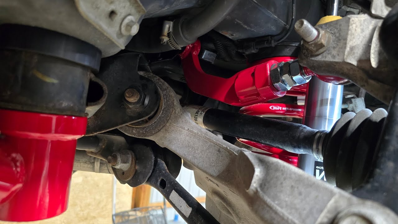 Mustang Kelltrac Viking Double Adjustable Shocks amd BMR Camber Arm Install