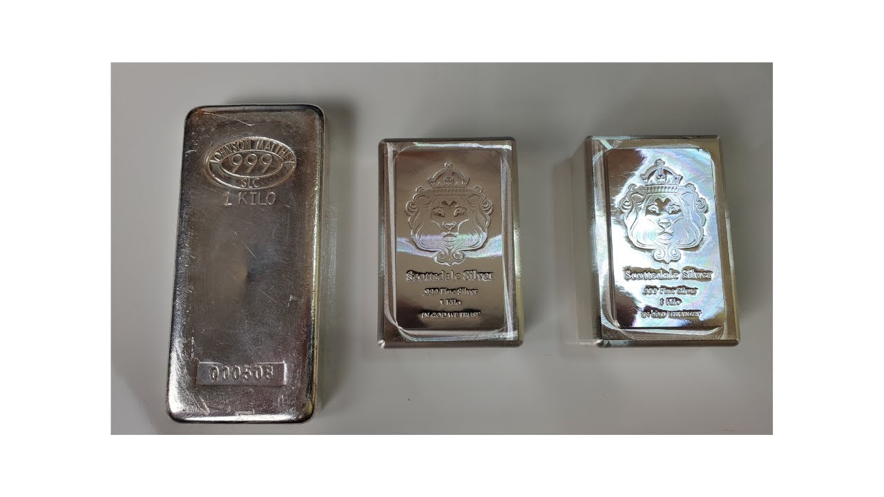 Stacking Kilo Silver Bars!