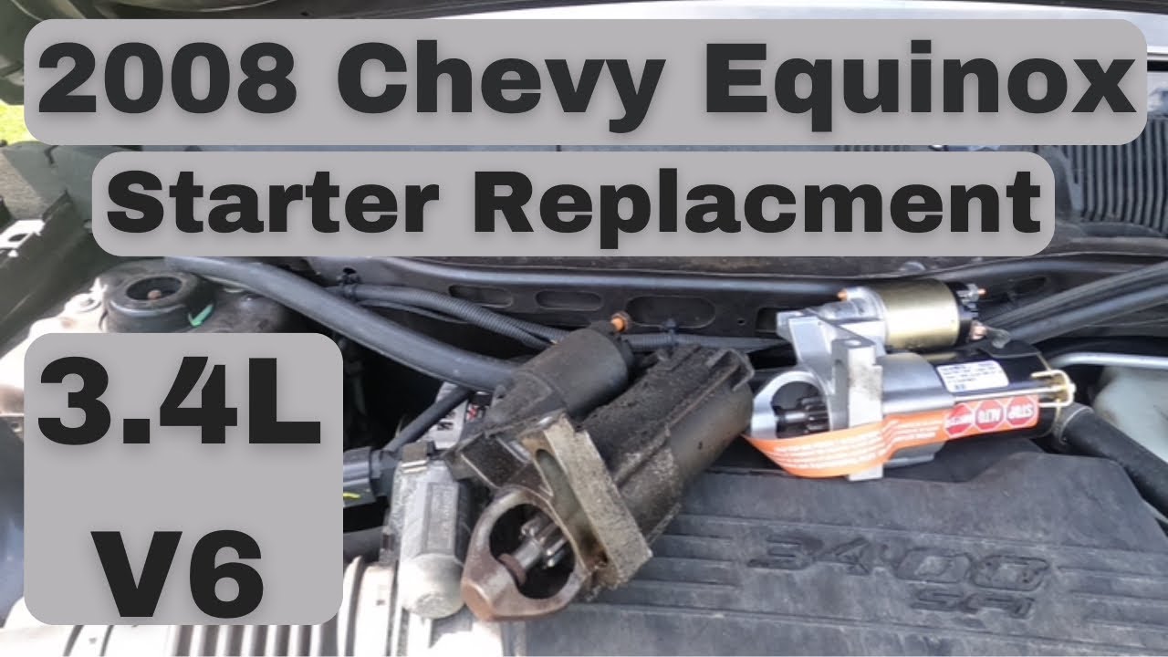 2005-2009 Chevy Equinox 3.4L V6 Starter Replacement