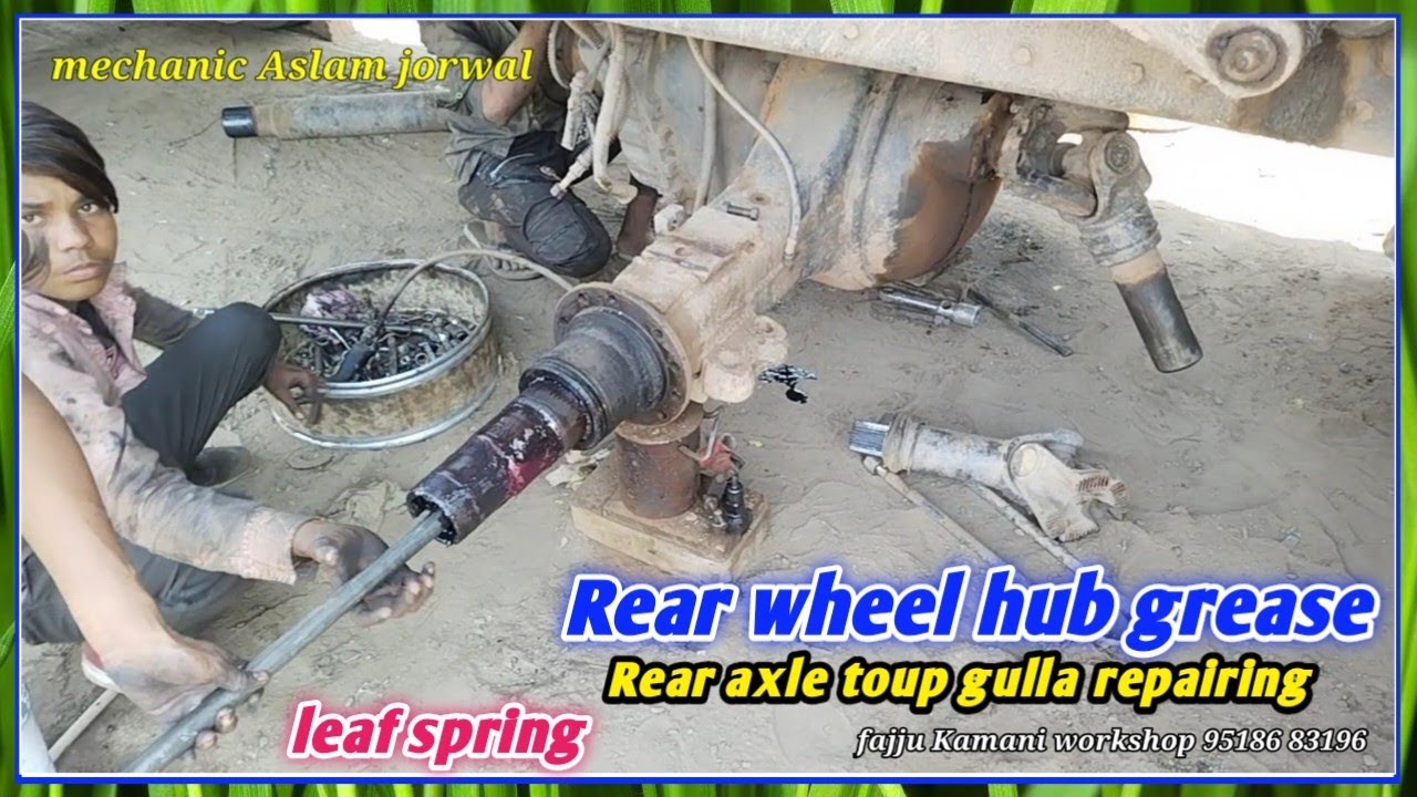 leaf spring repairing rear manufacturing skills track mechanic