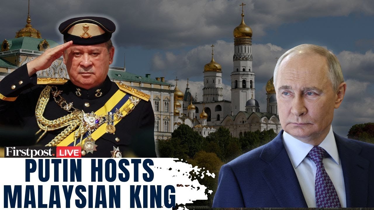 LIVE: Russian President Vladimir Putin Meets Malaysia’s King Ibrahim in Moscow | N18G