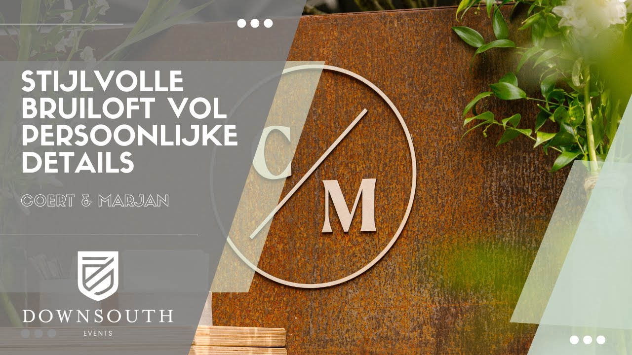 Stijlvolle bruiloft vol persoonlijke details | Coert & Marjan