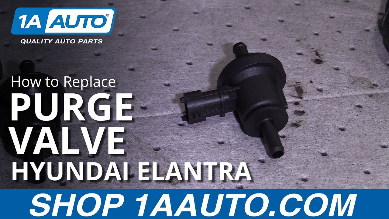 Как заменить продувочный клапан Hyundai Elantra 07-10