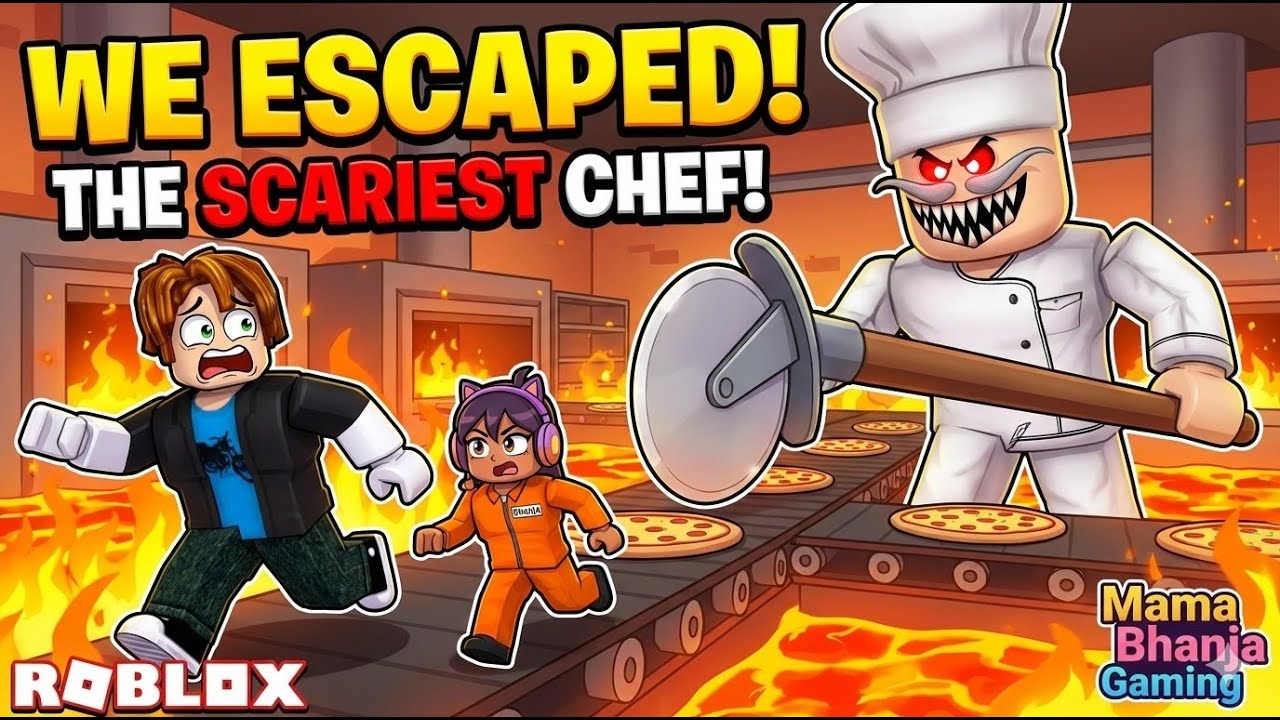 We Found a SECRET Escape in Papa Pizza's Pizzeria #roblox  #robloxlive  #games #funny #robloxgames