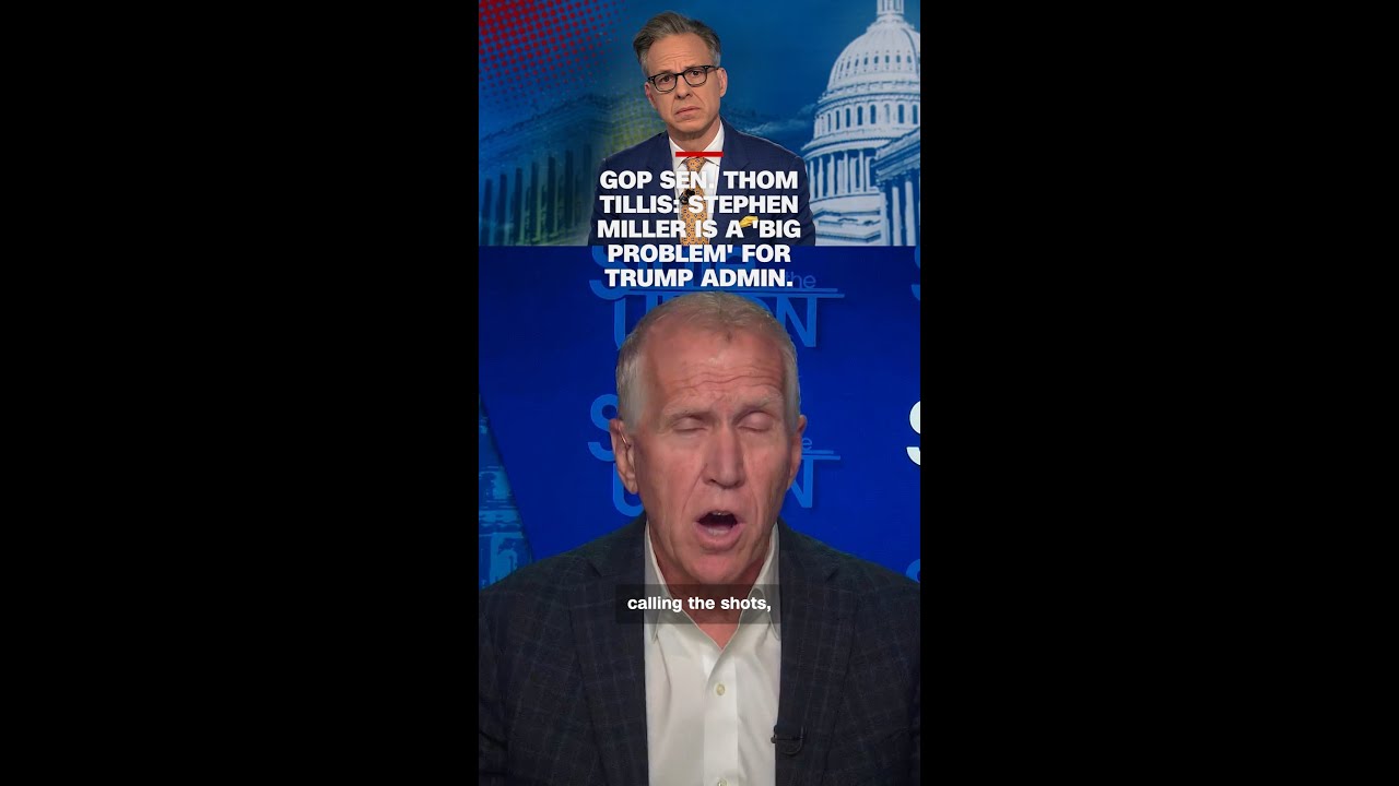 Sen. Thom Tillis thinks Stephen Miller should go