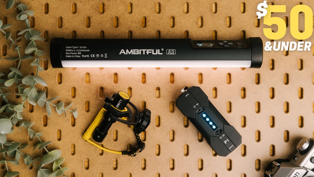 Budget Filmmaking Gear Under $50