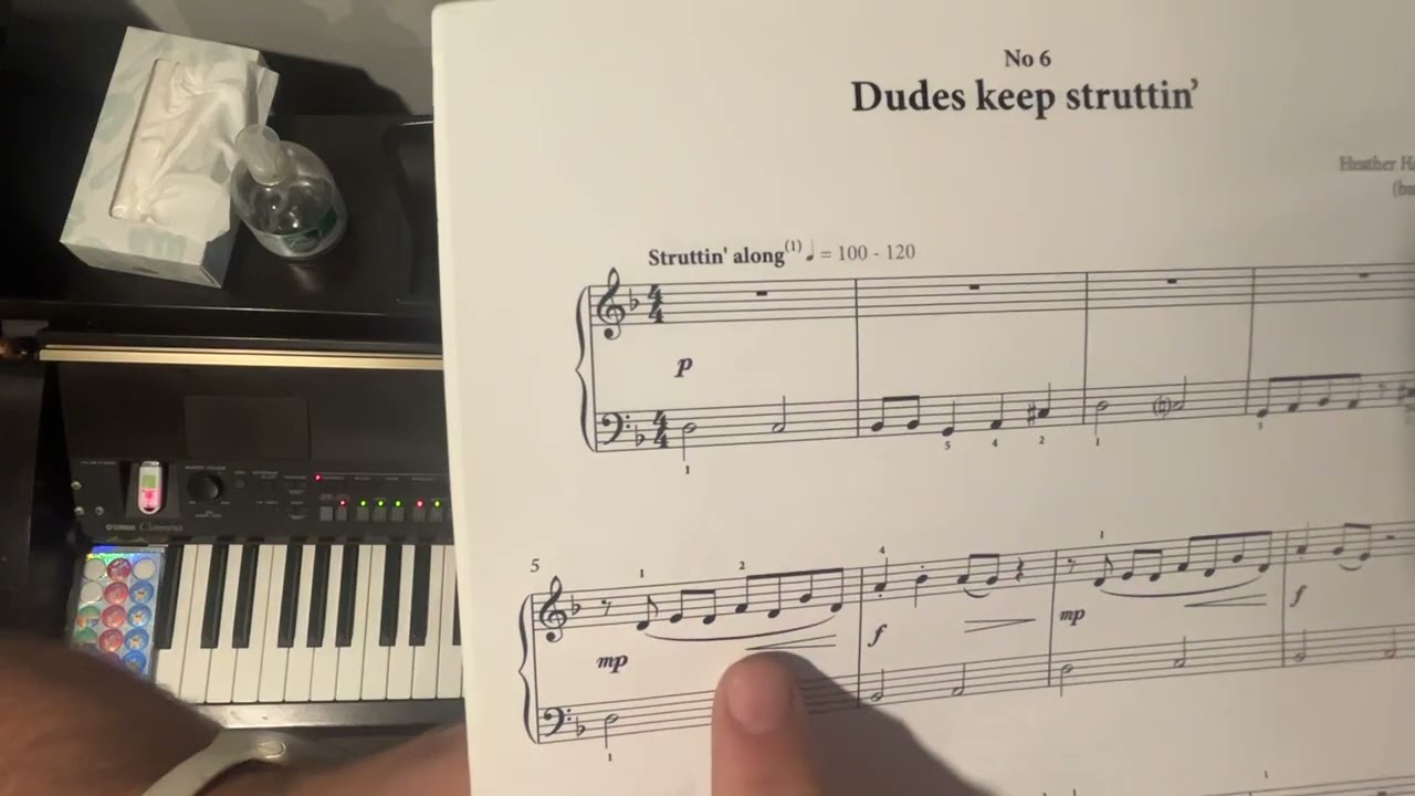 Dudes keep struttin’ tutorial for first two lines