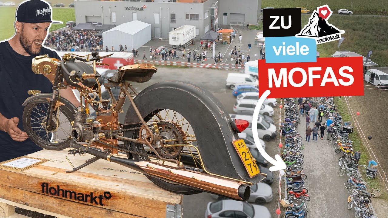 Wilde BURNOUTS & unz&auml;hlige CUSTOM MOFAS | mofakult Flohmarkt eskaliert