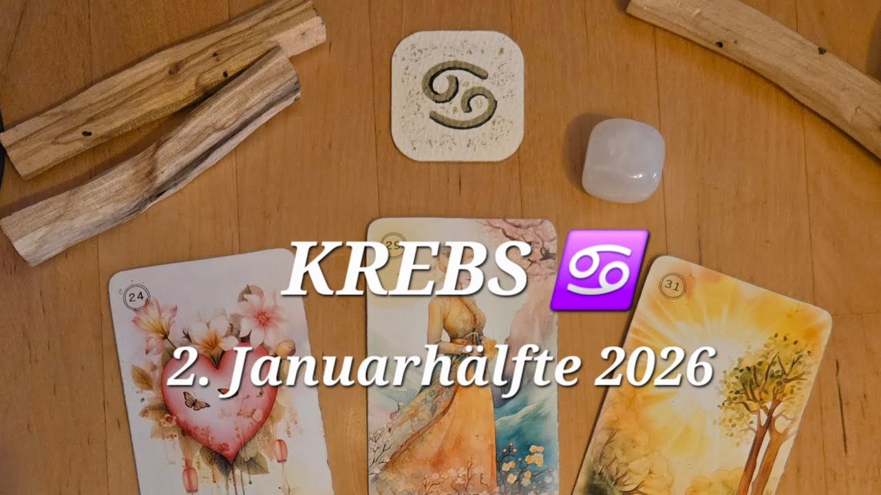 KREBS ♋️ 2. Januarhälfte 2026 ❤️ 🍀 