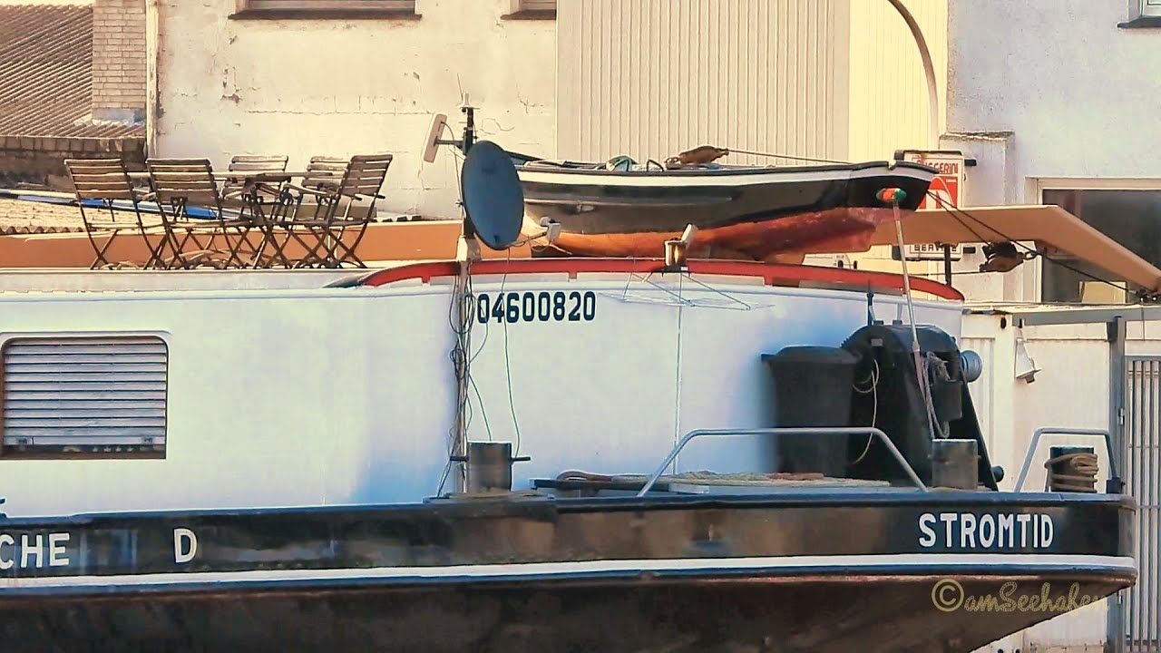 GMS STROMTID DA4266 MMSI 211589480 BJ 1927 riverbarge inland cargo ship Binnenschiff Emden
