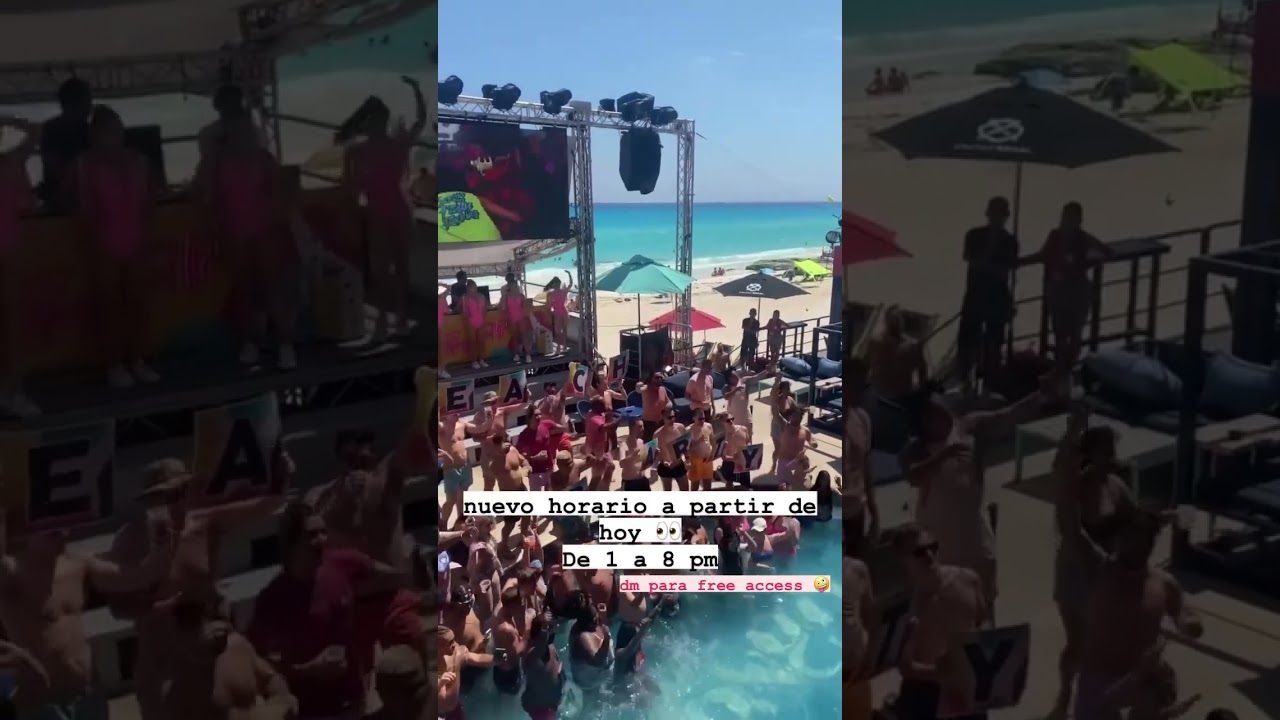 Coco Bongo Beach Party #cancun #cocobongo #beachparty #party