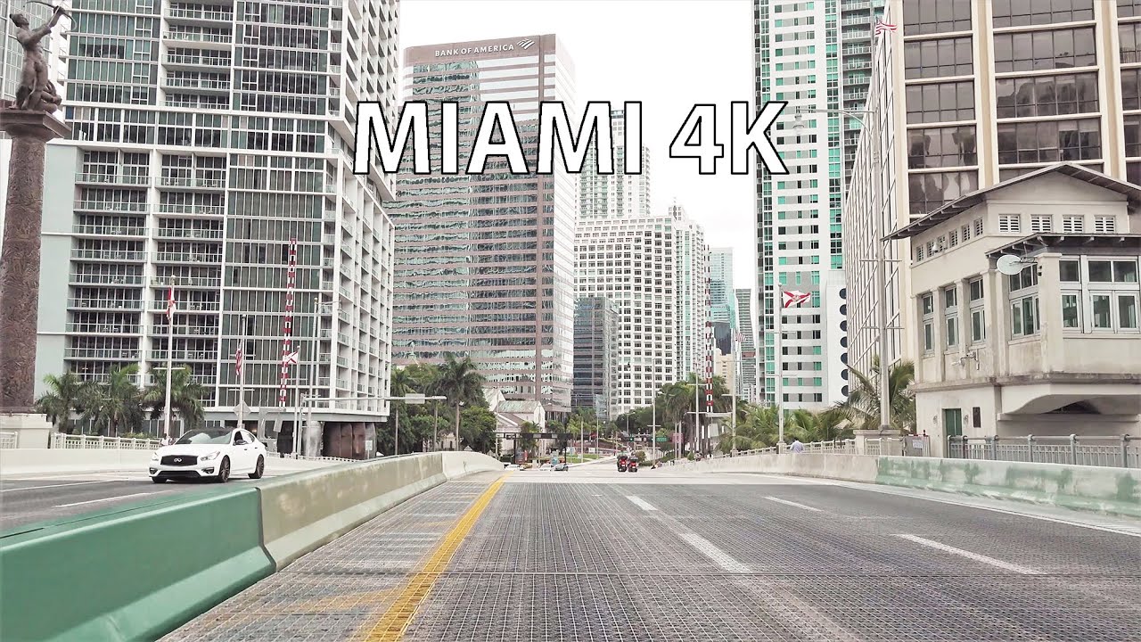 Miami 4K - Vice City - Driving Downtown