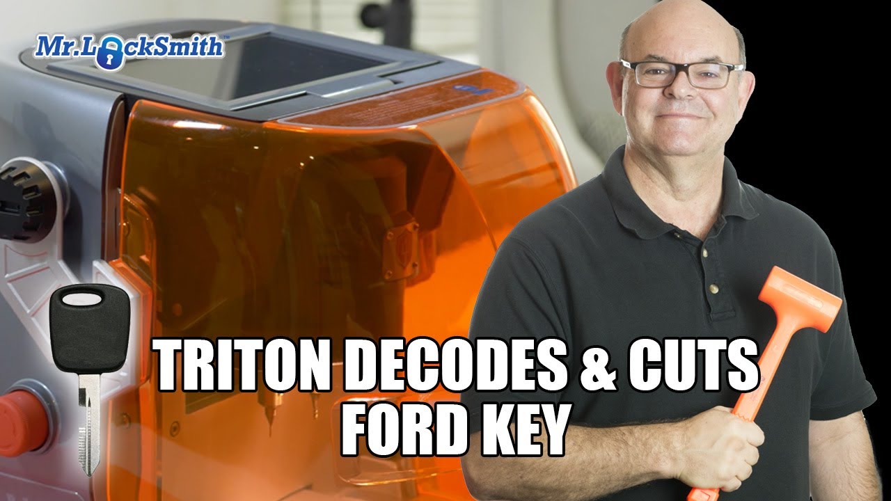 Triton Decodes & Cuts Ford Key (8 Cut) |  Mr. Locksmith™ Video