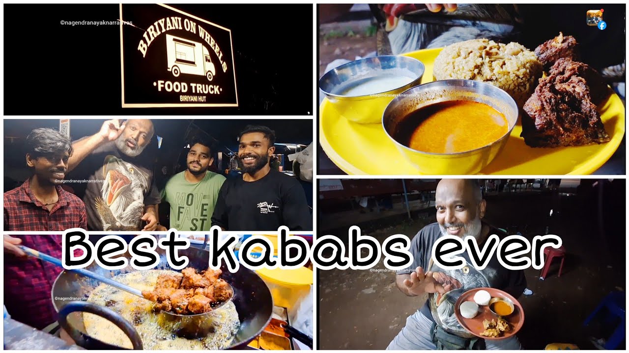 Biriyani on Wheels, Manipal. Best kababs in town #foodreview #restaurentreview #foodtour