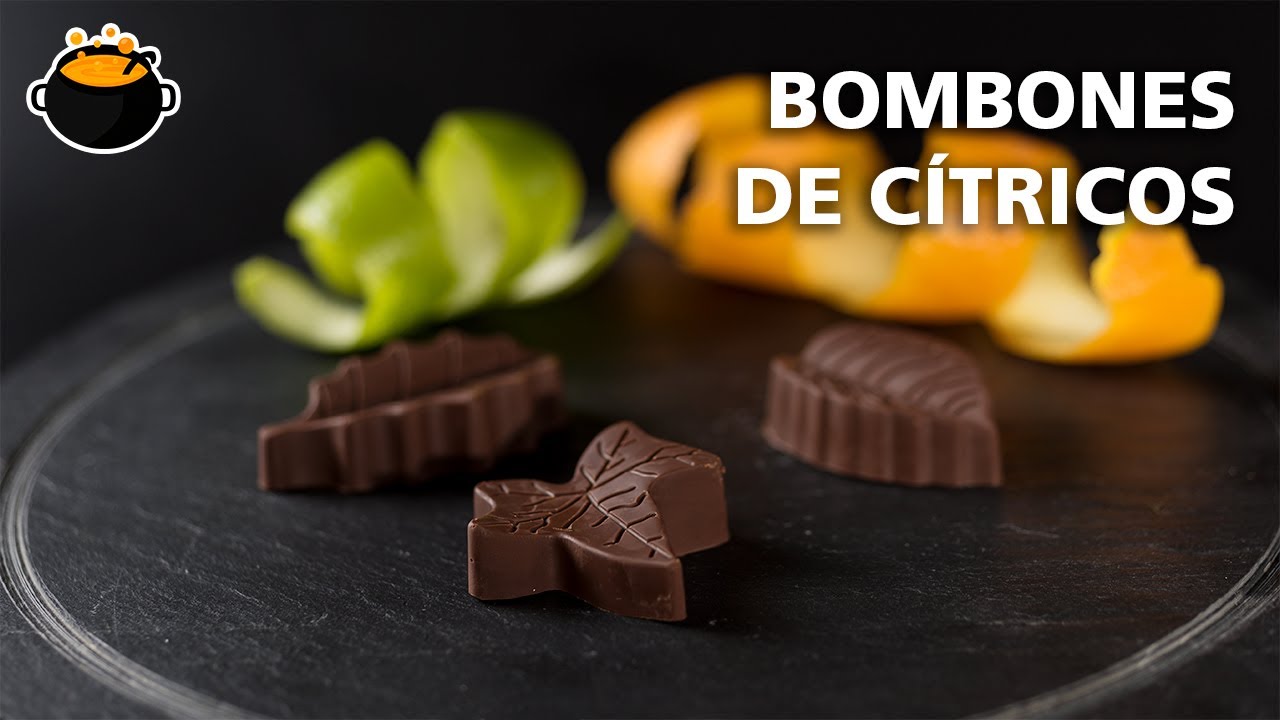 BOMBONES DE CHOCOLATE CON NARANJA