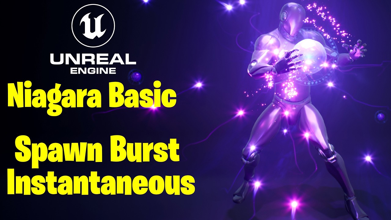 UE5.3 Niagara Basic | Spawn Burst Instantaneous | #11
