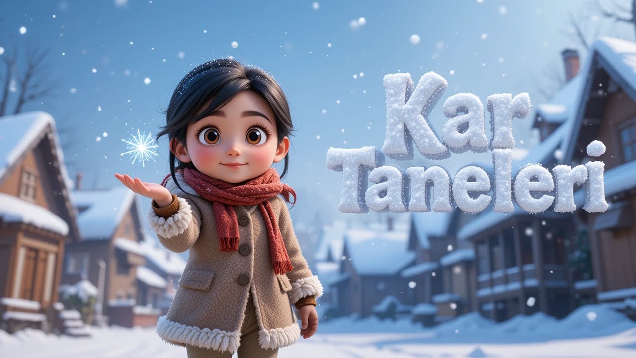 Kar Taneleri ❄️ | Çocuklar İçin Huzurlu Kış Hikayesi | Kısa Animasyon 🎬🍿