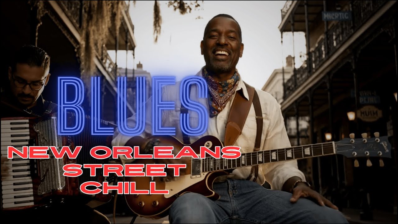 Sanfona's French Quarter Blues: New Orleans Street Chill & Brazilian Soul