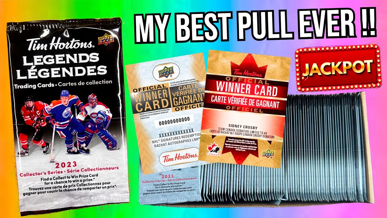 ХИТ ВСЕЙ ЖИЗНИ!! Открытие набора хоккейных карточек Upper Deck Tim Hortons Legends 2023!!