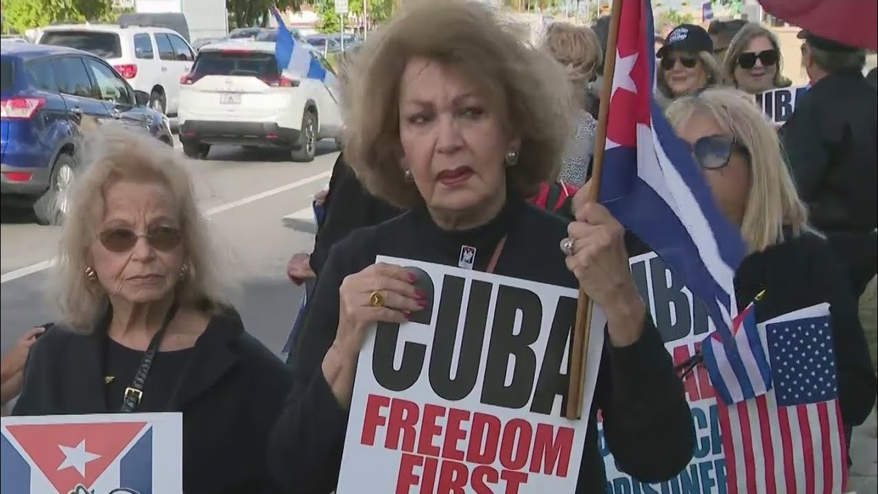 Aid on the way to Cuba as protests for the island's freedom continue in South Florida