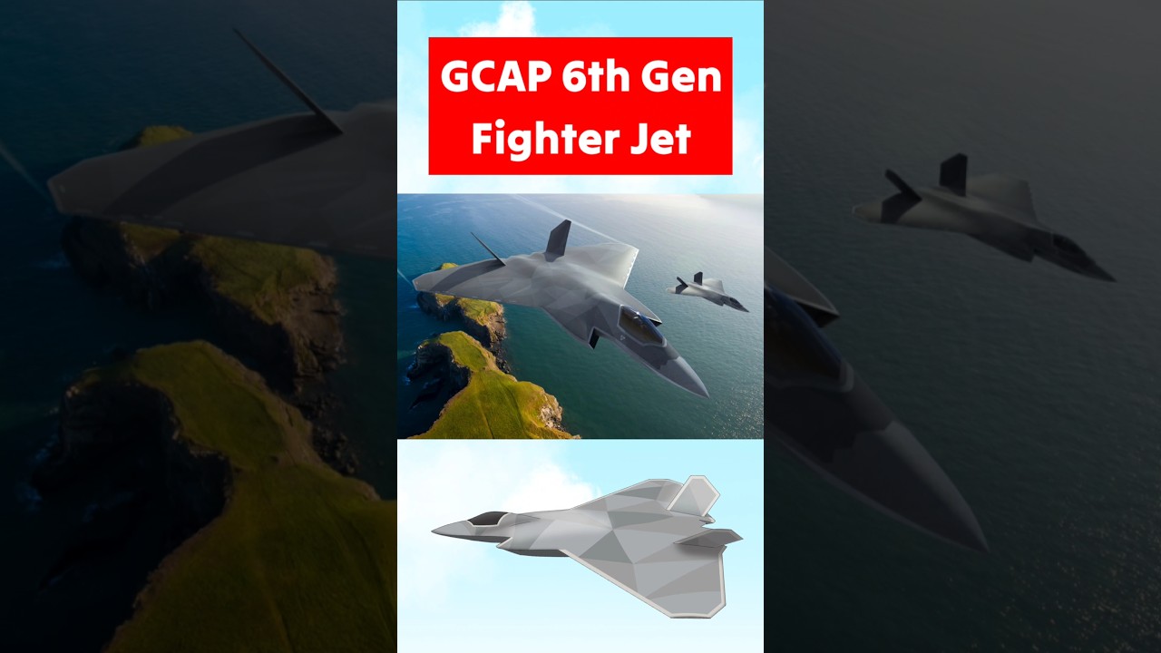 GCAP 6th Gen Fighter Jet #military #airforce #6thgenfighter