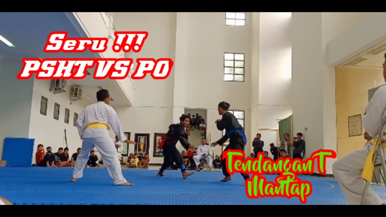PERTANDINGAN KERAS SALING EJEK PSHT VS PO.