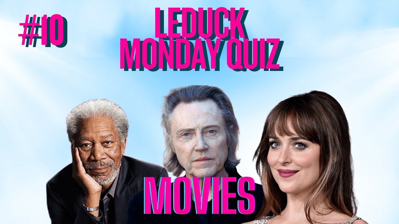 MOVIE QUIZ - 50 Movies - Actors, Year, Scenes, Frames & Posters - LeDuck Monday Quiz #10