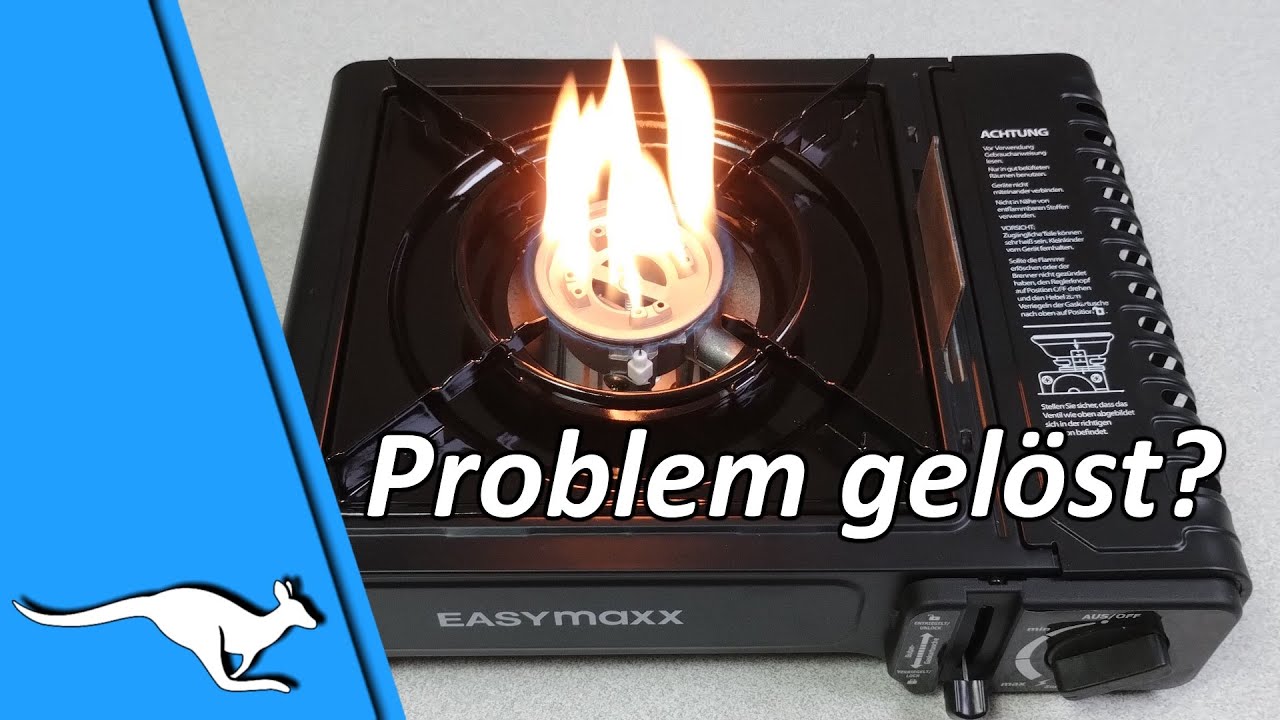 EASYmaxx Gaskocher - Problem mit der Flamme gelöst?
