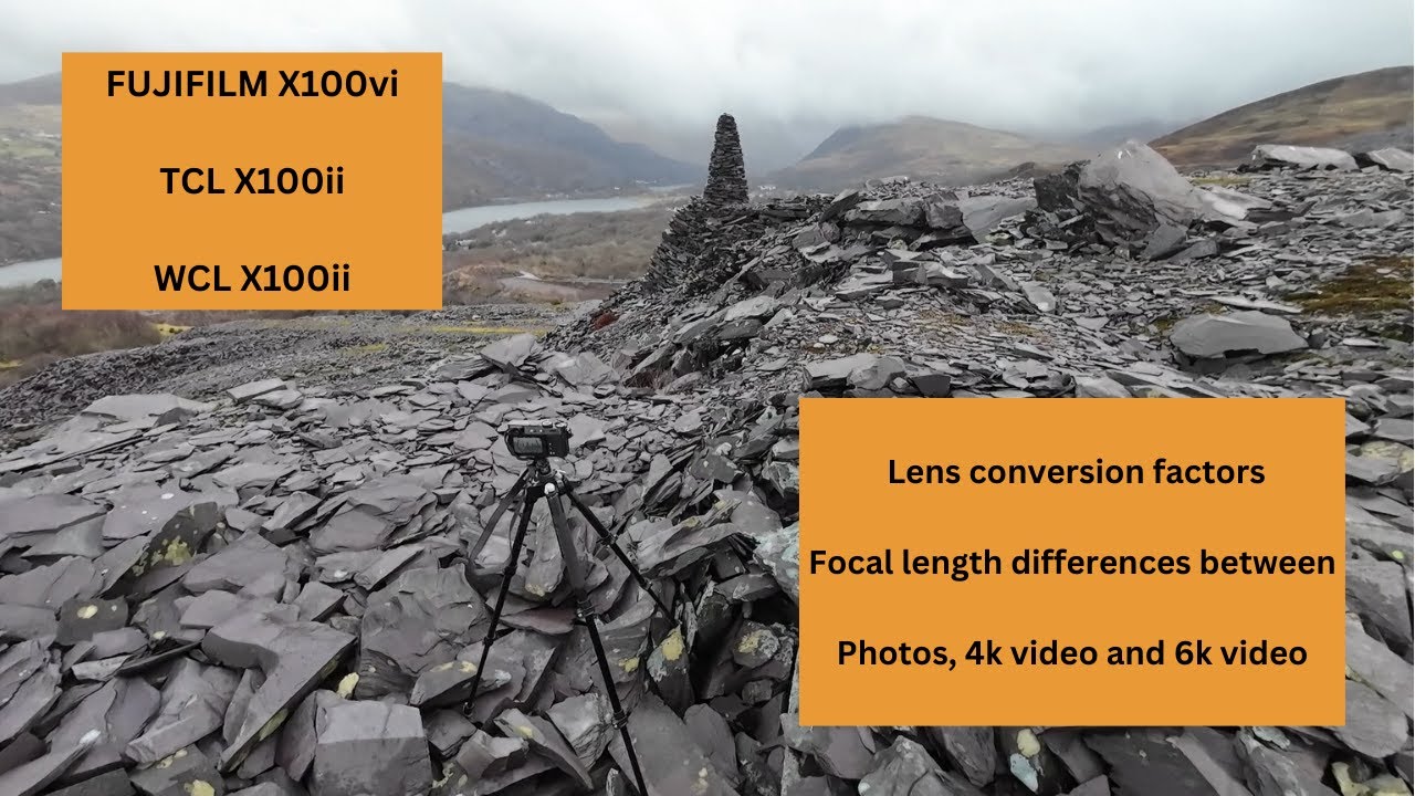 Fujifilm X100vi; TCL X100ii; WCL X100ii | Lens conversion factors between photos, 4k and 6k videos