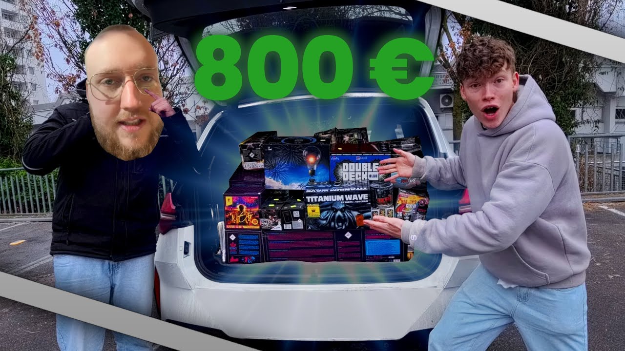XXL 800€ Silvester Feuerwerk Einkaufstour 2025/26 🔥🛒