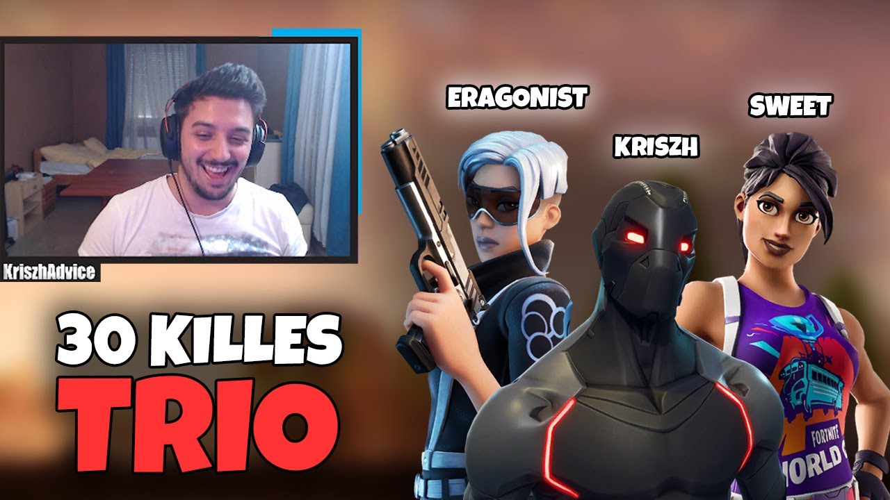 30 KILLES TRIO ft. Eragonist & sweet (Fortnite Battle Royale)