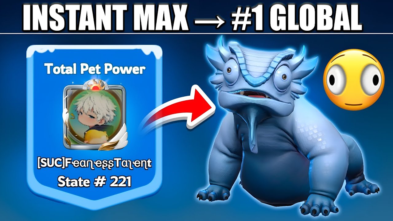#1 in Global Leaderboard – New Pet Just Dropped… I Maxed It Instantly! 🚀🔥 | Whiteout Survival