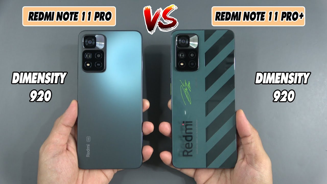 Xiaomi Redmi Note 11 Pro vs Redmi Note 11 Pro+ | SpeedTest and Camera comparison