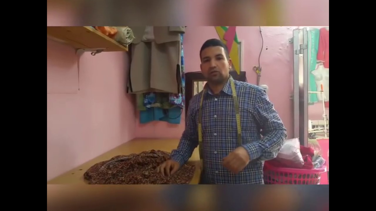 طريقة تفصيل جلابة الصلاة مع #خياط_البهجة