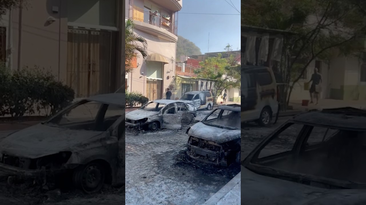 Scenes of Destruction in Mexico After Cartel Boss Killed in Raid