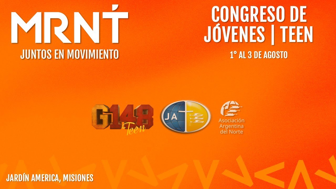 Congreso JA TEEN 2025 - Jardín América | Domingo 03 de agosto | Programa clausura