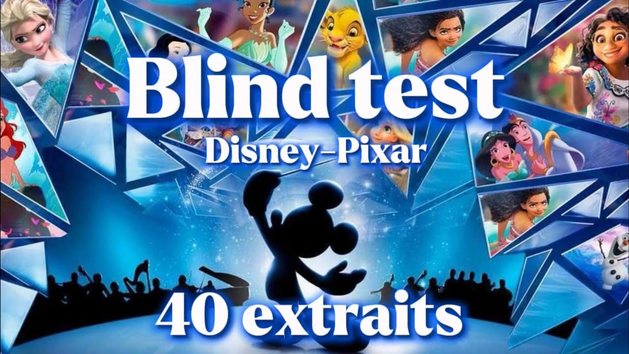 Blind test Disney et Pixar de 40 extraits