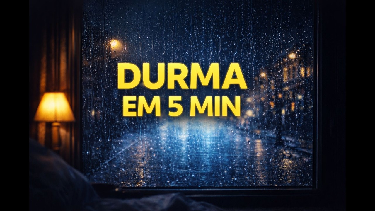 Durma Rapidamente com Som de Chuva | Relaxamento Profundo e Sono Imediato