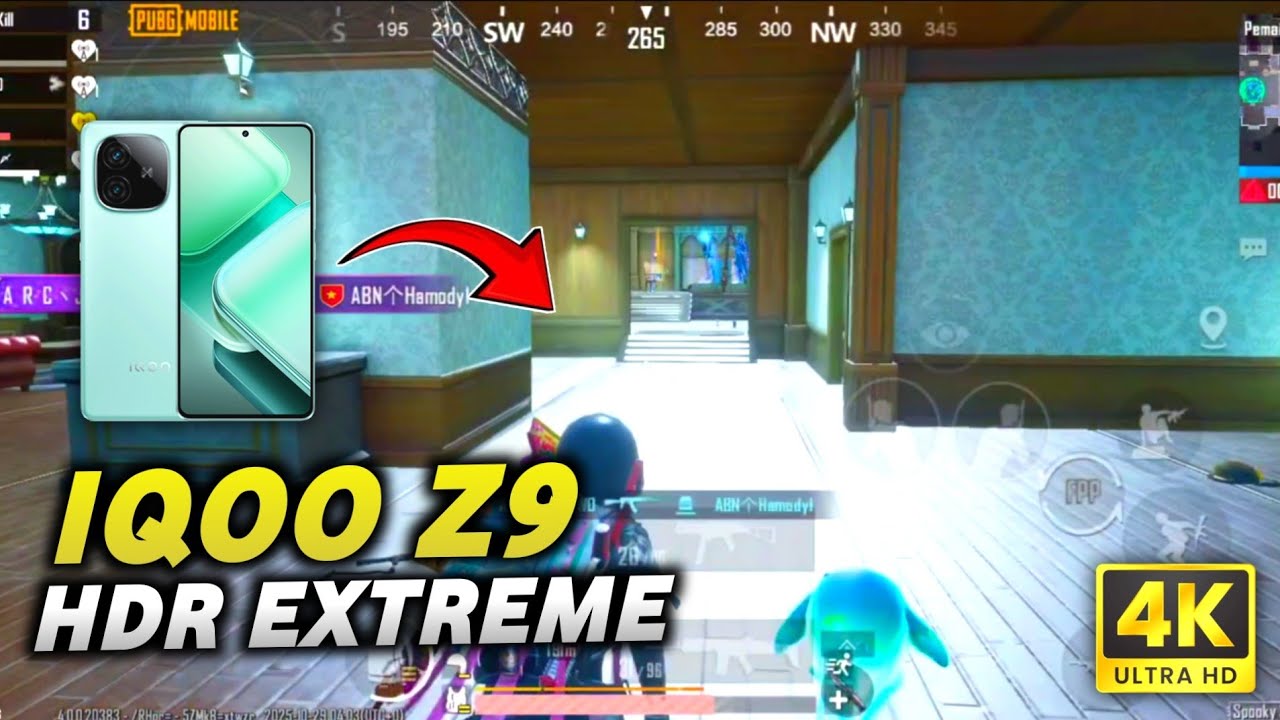 IQOO Z9 TEST PUBG MOBILE HDR EXTREME!! HP 3 JUTAAN PUBG RATA KANAN!!