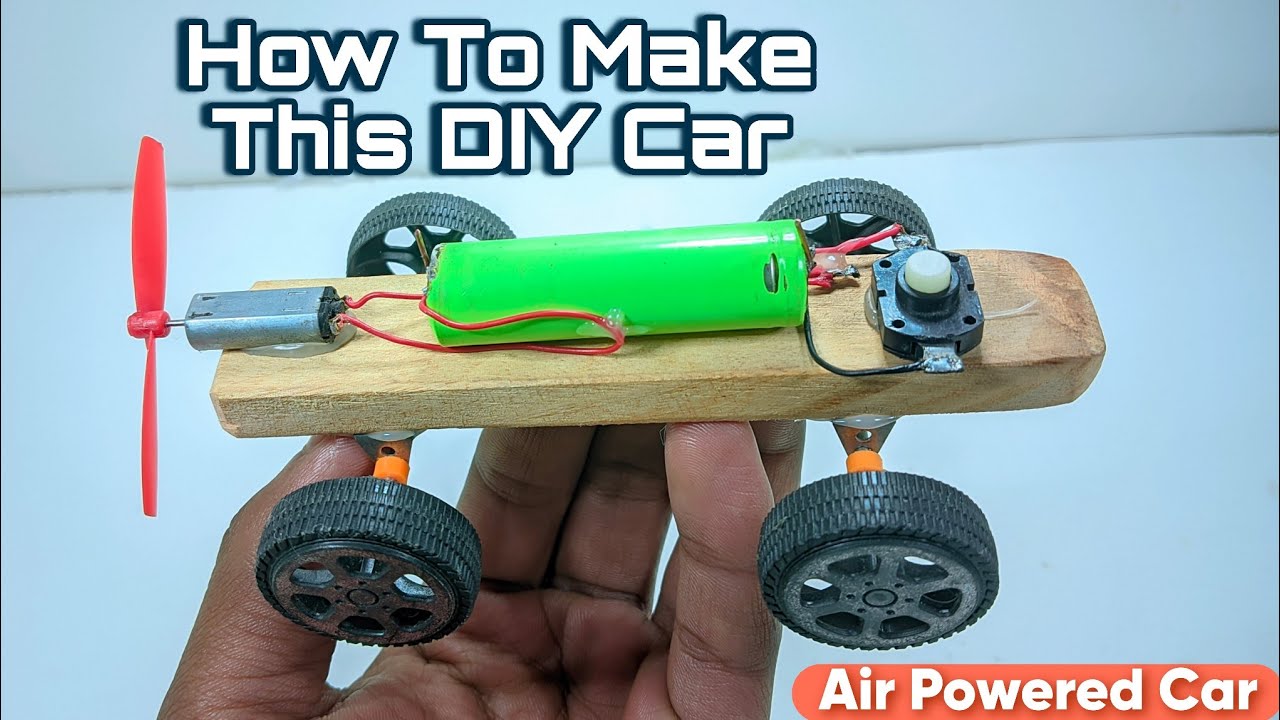 Amazing DIY Air Car Using Simple Materials | Easy Build | Rechargeable Air Car