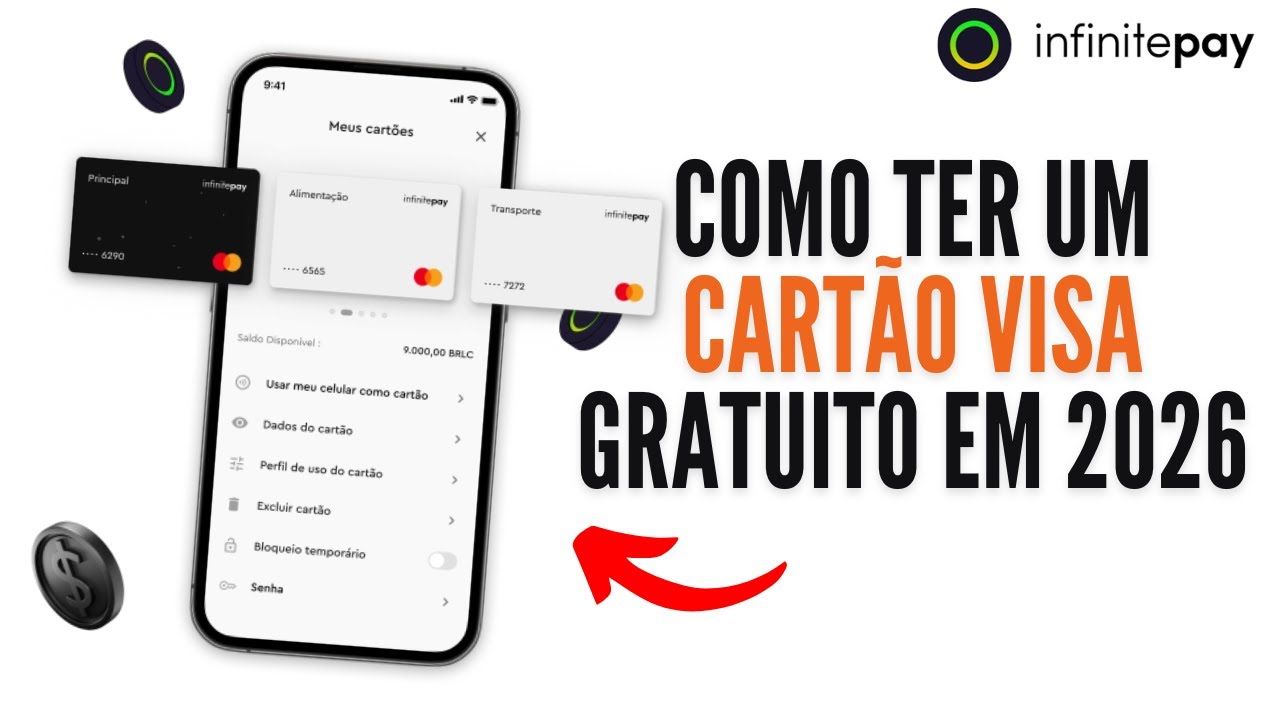 Como Abrir Conta na InfinitePay e Ganhar Cart&atilde;o Visa Gr&aacute;tis (Tutorial Completo)