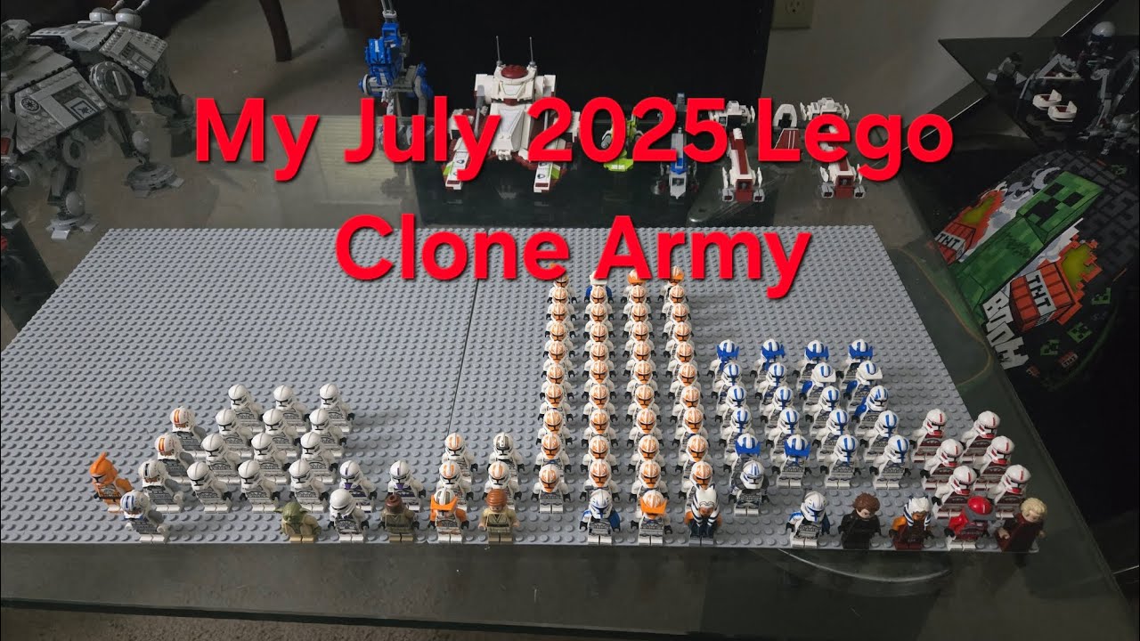 My July 2025 Lego Clone Army