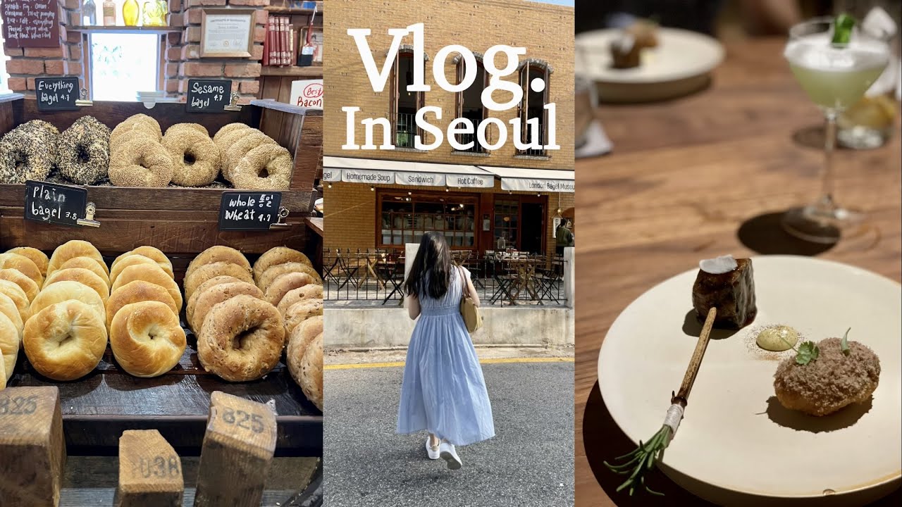 【Seoul Vlog】ソウル旅｜3年ぶりの韓国最高すぎでした｜カフェ巡り（益善洞、聖水洞など)｜ソウルで最も注目されるのミシュラン２つ星レストランMinglesで夕食｜話題のヒュンダイ百貨店ソウル