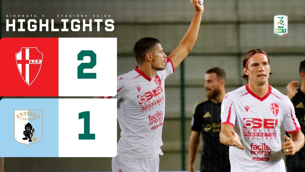 Padova-Virtus Entella 2-1| HARDER e BORTOLUSSI ribaltano la partita | HIGHLIGHTS Serie BKT