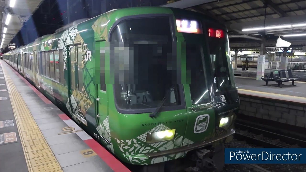 JR西日本 221系NC604 お茶の京都 6両編成 普通 城陽行き JR奈良線 京都駅 発車 休日　ケイケイ電車鉄道