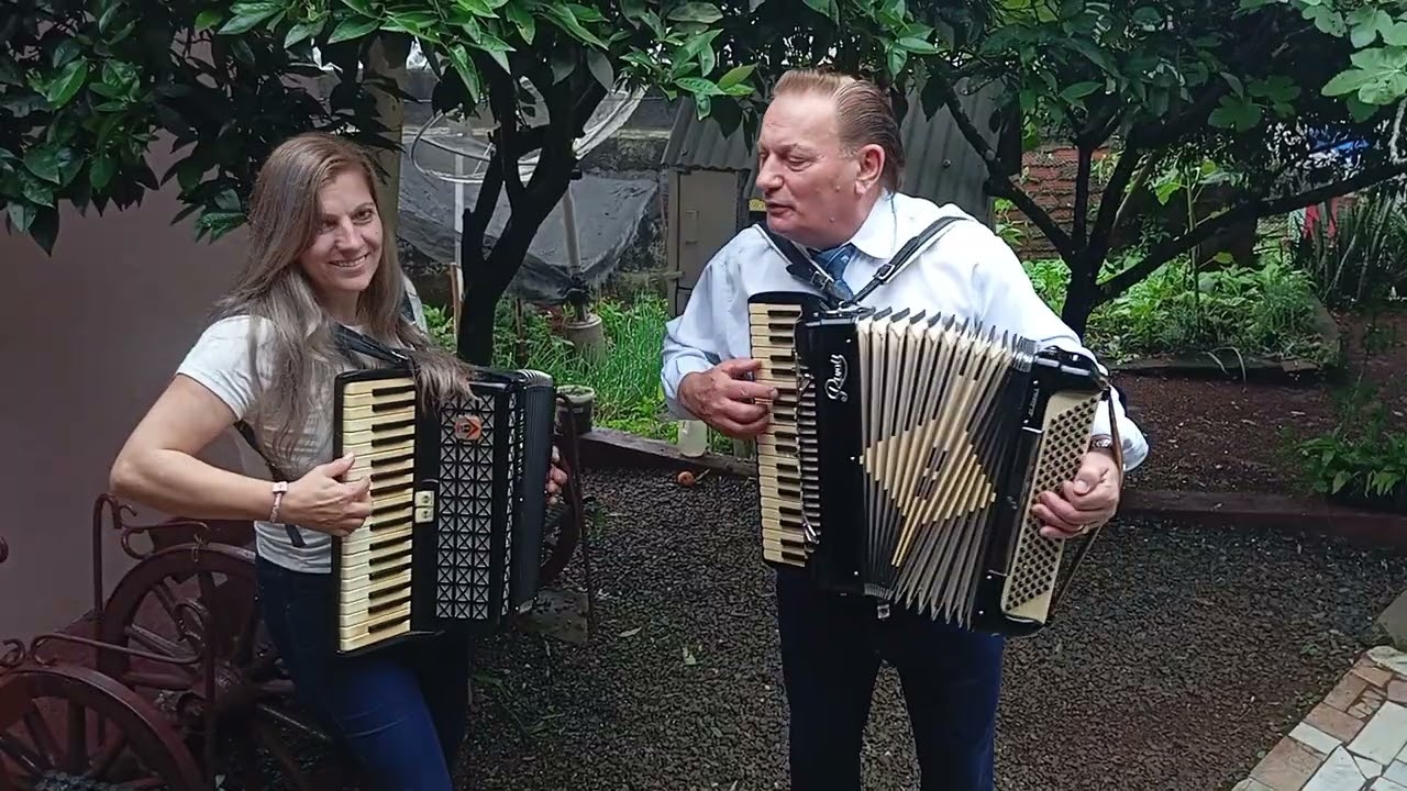 Pai e Filha no Acordeon 