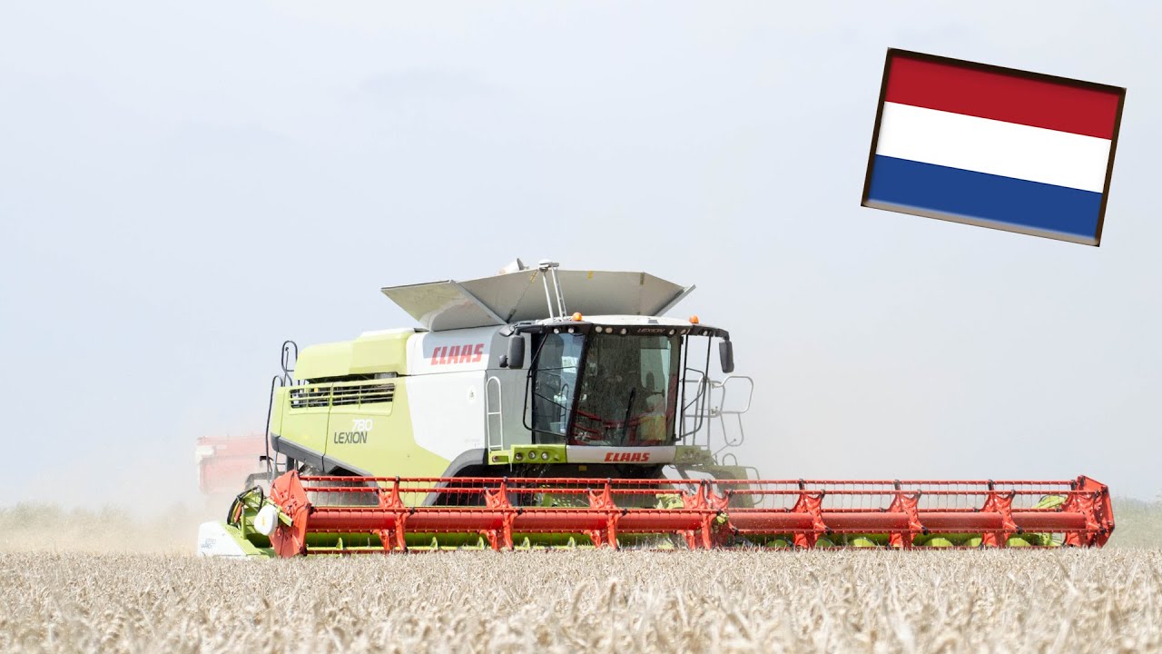 Claas Lexion 780 - 12,30m big harvest | Oogst 2017 (KMWP) Nederland 🇳🇱 | DRONE VIEW