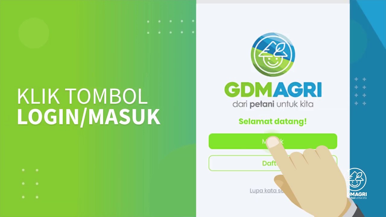 Tutorial GDM Agri - Cara Login