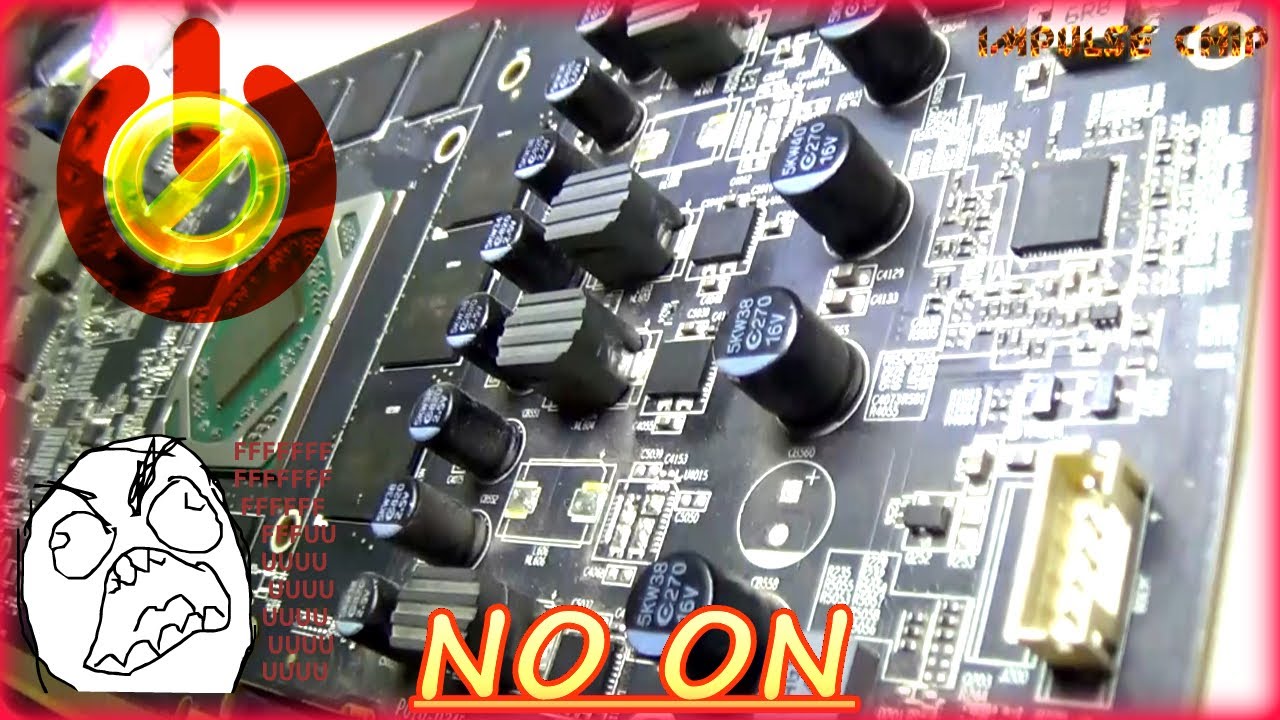 Ремонт видеокарты Sapphire Nitro+ RX470 Radeon. Не крутятся вентиляторы,❌ пост биоса не проходит