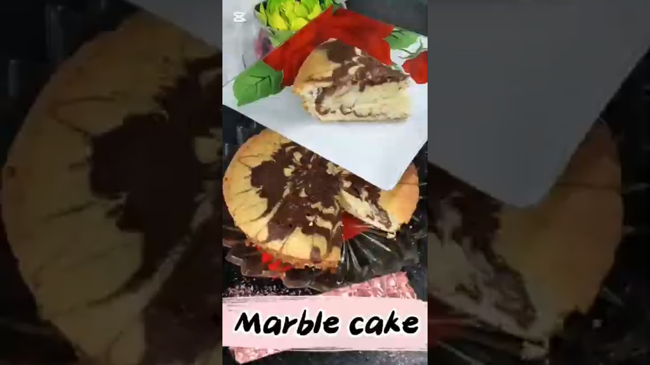 How to make Soft & Moist Homemade Marble Vanilla Cake | Easy Tea Cake Recipe